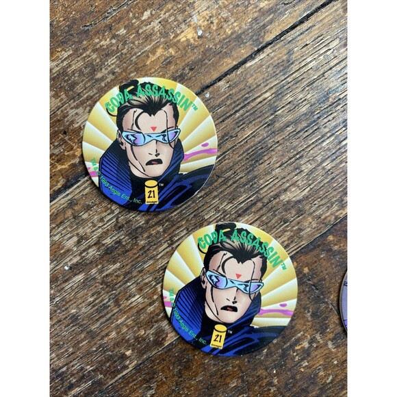 1993 Skybox Skycaps POGS VARIANTS Lot Of 12 Toys Collectables - Picture 3 of 7